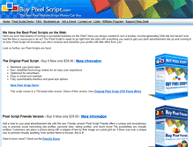 Tablet Screenshot of buypixelscript.com
